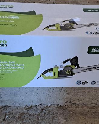 Motosega elettrica nuova