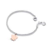 Bracciale con angelo in argento