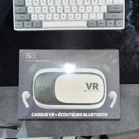 Visore Realta Virtuale + Cuffie Bluetooth