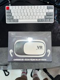 Visore Realta Virtuale + Cuffie Bluetooth