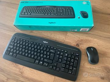 Tastiera e mouse Logitech MK330 wireless (2 dispon