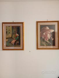 Quadri 2 anni 70 Vintage 90 €