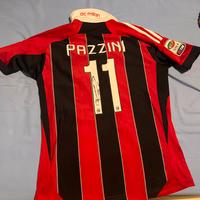Maglietta Milan autografa originale