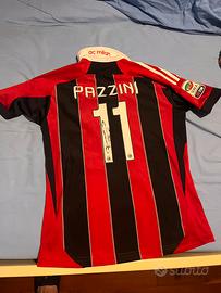 Maglietta Milan autografa originale