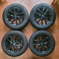 set 4 cerchi lega gommati invernali VAG