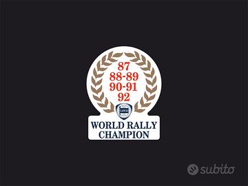 Adesivo Lancia Delta Integrale