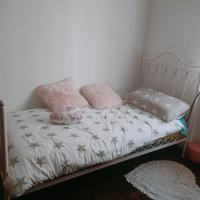 Letto singolo in ferro battuto