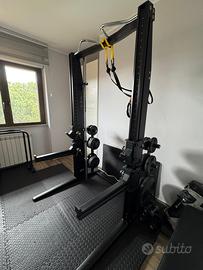 Attrezzatura palestra, rack, panca regolabile bila