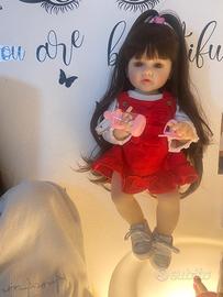 Bambola reborn 55 cm in silicone