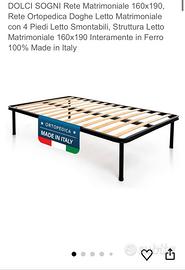 Rete matrimoniale doghe in legno