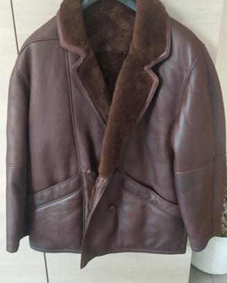 giacca in montone sherling taglia 52