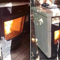 Stufa a pellet Ecoteck Sofia – usata pochissimo