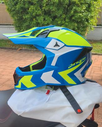 casco hype cross enduro fibra L 