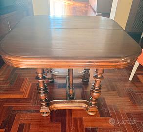 Tavolo antico allungabile legno massello