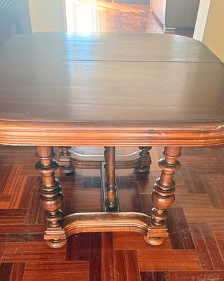 Tavolo antico allungabile legno massello