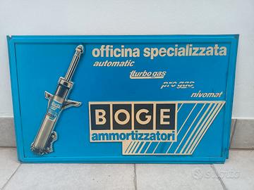 Targa officina garage vintage Boge Ammortizzatori 