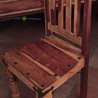 4 Sedie da pranzo Legno Massello di Sheesham