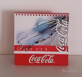 Calendario da tavolo Coca-Cola 2001 vintage