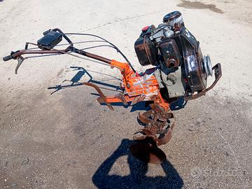 trattore motozappa 14cv marca fort con carello 