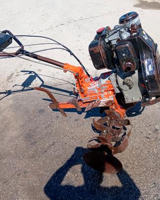 trattore motozappa 14cv marca fort con carello 