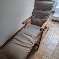 sdraio poltrona legno € 70