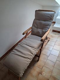 sdraio poltrona legno € 70