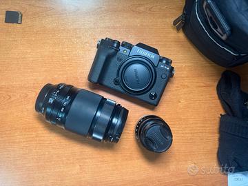 Fujifilm xt4 + 23mm + 55/200mm e accessori