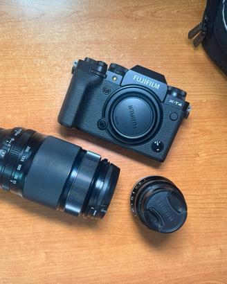 Fujifilm xt4 + 23mm + 55/200mm e accessori