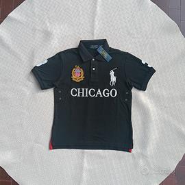 Polo Chief Keef Chicago Black Small Slim Fit