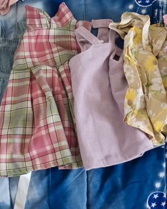 Lotto vestiti bimba 1-18 mesi oltre 100 pezzi