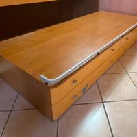 Base letto con 4 cassetti