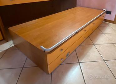 Base letto con 4 cassetti