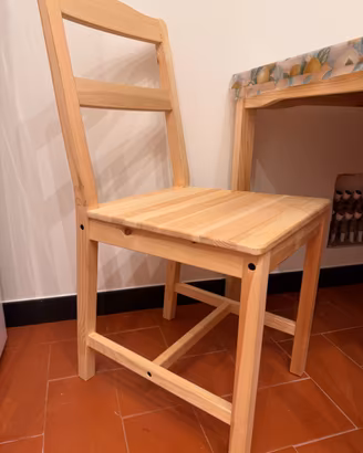 4 Sedie ikea legno