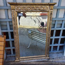 SPECCHIO RETT MOLATO C/ARGENT DORATA