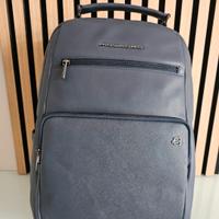 borsa a zaino Piquadro in Pelle blue modello grand