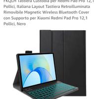 Tastiera Custodia per Redmi Pad Pro 12,1

