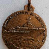 Medaglia Nave Antco Consegna Baniera di Cmbatti