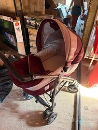 Passeggino Trio Inglesina Rosa e Bordeaux