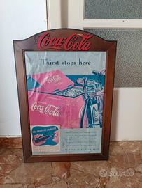 Quadro vintage Coca Cola