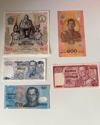 Banconote Thailandia nuove non circolate