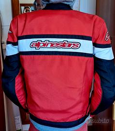 Giacca moto Alpinestars tg M con protezioni 
