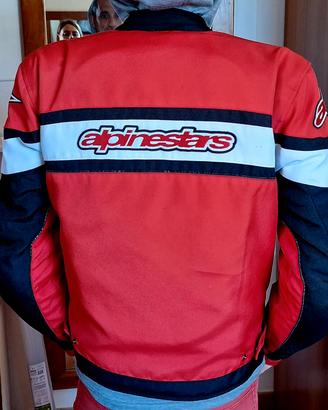 Giacca moto Alpinestars tg M con protezioni 