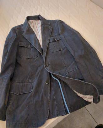 giacca uomo tipo jeans colore grigio 