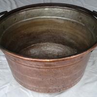 Paiolo pentolone in rame antico 4