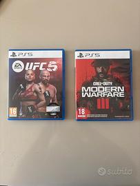 Modern warfare 3 e ufc 5