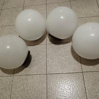 4 Globi illuminazione giardino 