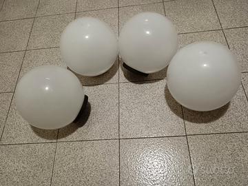 4 Globi illuminazione giardino 