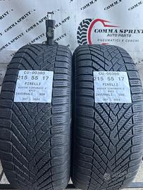 2 PNEUMATICI 215/55 R17 PIRELLI INVERNALI 75%