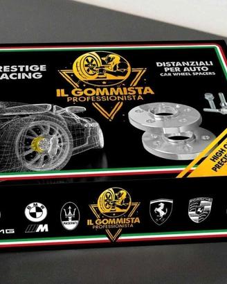 Distanziali 4x100 56.6 da 20mm + bulloni 