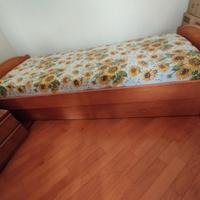 Letto singolo con materasso